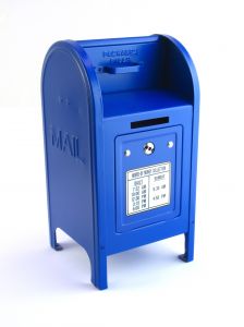 Blue Post Office Box